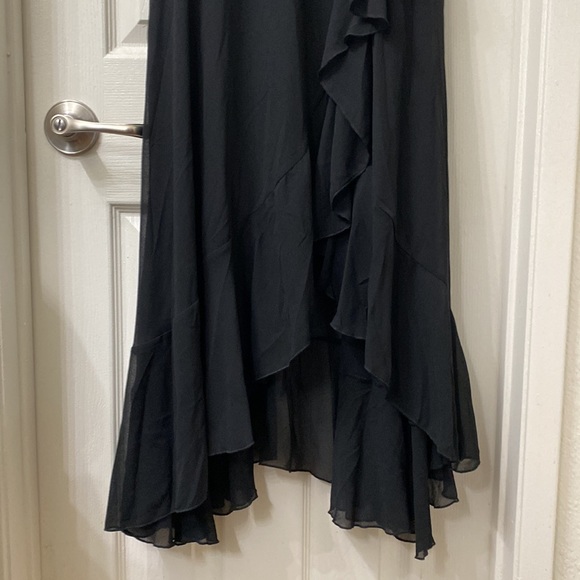 •NWT•Miusol Lace/Ruffle Black Dress - Picture 4 of 15